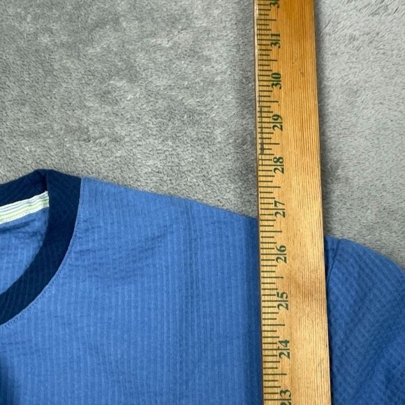 Scotch & Soda Mens Blue Textured Crew Neck T-Shirt XL NWT a0325 - Picture 5 of 9